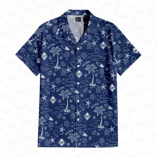 Tampa Bay Rays Aloha Paradise Hawaiian Shirt - Welcome to 2 Aloha