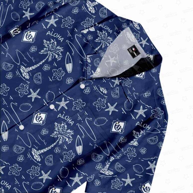 Tampa Bay Rays Aloha Paradise Hawaiian Shirt - Welcome to 2 Aloha