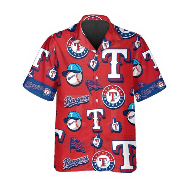Texas Rangers Red Fan Favorites Hawaiian Shirt - Welcome to 2 Aloha
