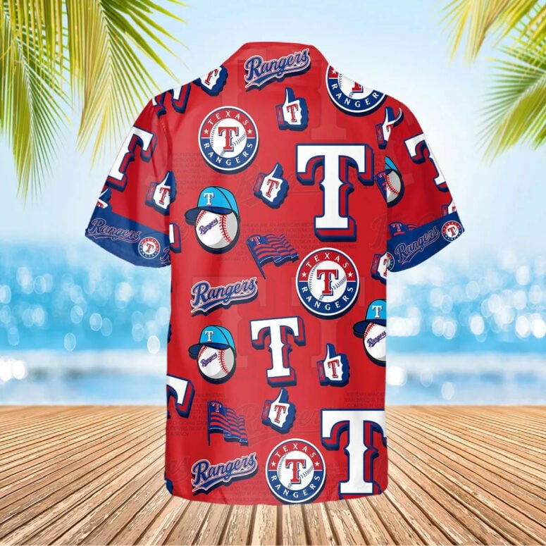 Texas Rangers Red Fan Favorites Hawaiian Shirt - Welcome to 2 Aloha