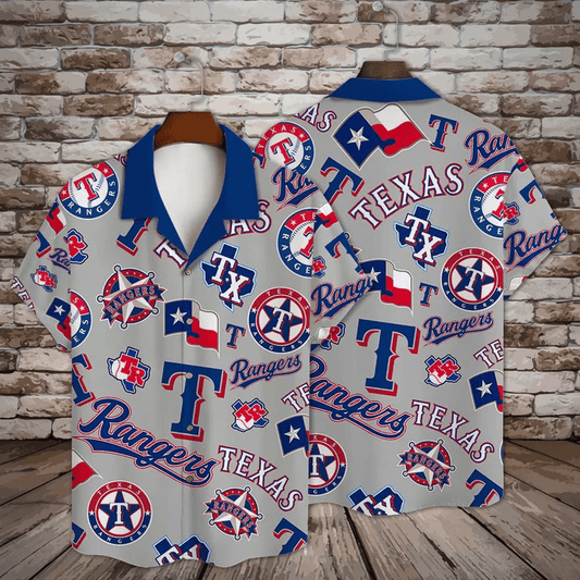 Texas Rangers Lone Star Spirit Hawaiian Shirt - Welcome to 2 Aloha