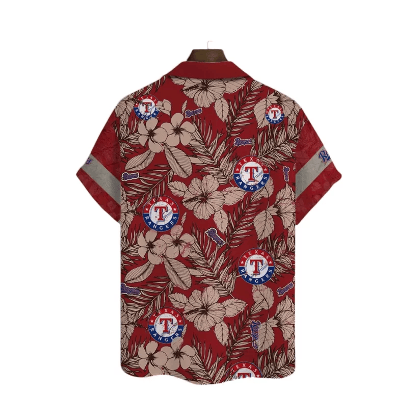 Texas Rangers Surfer Tiki Hawaiian Shirt - Welcome to 2 Aloha