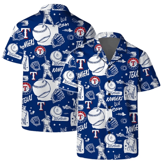 Texas Rangers All-Star Play Hawaiian Shirt - Welcome to 2 Aloha