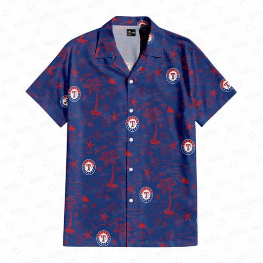 Texas Rangers Aloha Paradise Hawaiian Shirt - Welcome to 2 Aloha