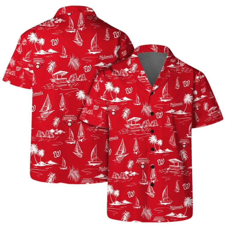 Washington Nationals Capital Tropics Hawaiian Shirt - Welcome to 2 Aloha