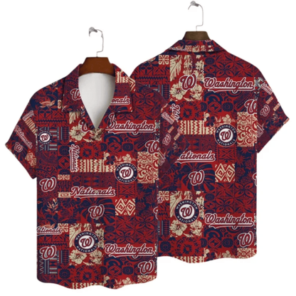 Washington Nationals Tropical Escape Hawaiian Shirt - Welcome to 2 Aloha