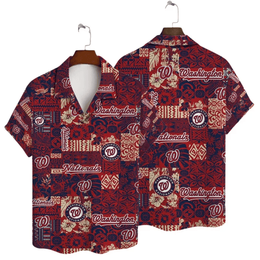 Washington Nationals Tropical Escape Hawaiian Shirt - Welcome to 2 Aloha