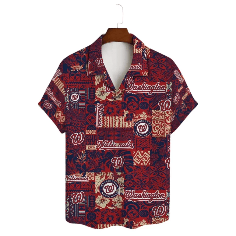 Washington Nationals Tropical Escape Hawaiian Shirt - Welcome to 2 Aloha