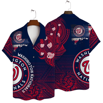 Washington Nationals Beachfront Bliss Hawaiian Shirt - Welcome to 2 Aloha