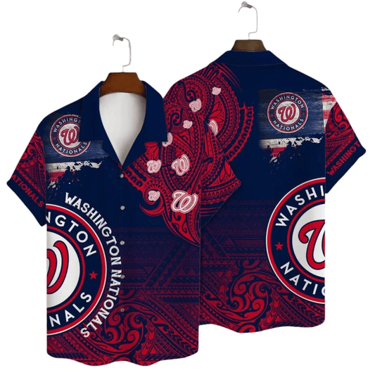 Washington Nationals Beachfront Bliss Hawaiian Shirt - Welcome to 2 Aloha