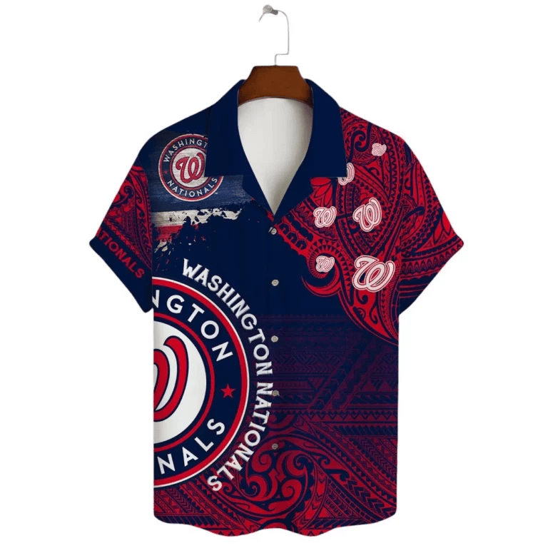 Washington Nationals Beachfront Bliss Hawaiian Shirt - Welcome to 2 Aloha