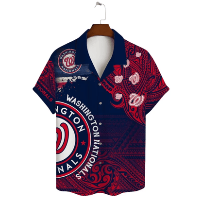 Washington Nationals Beachfront Bliss Hawaiian Shirt - Welcome to 2 Aloha