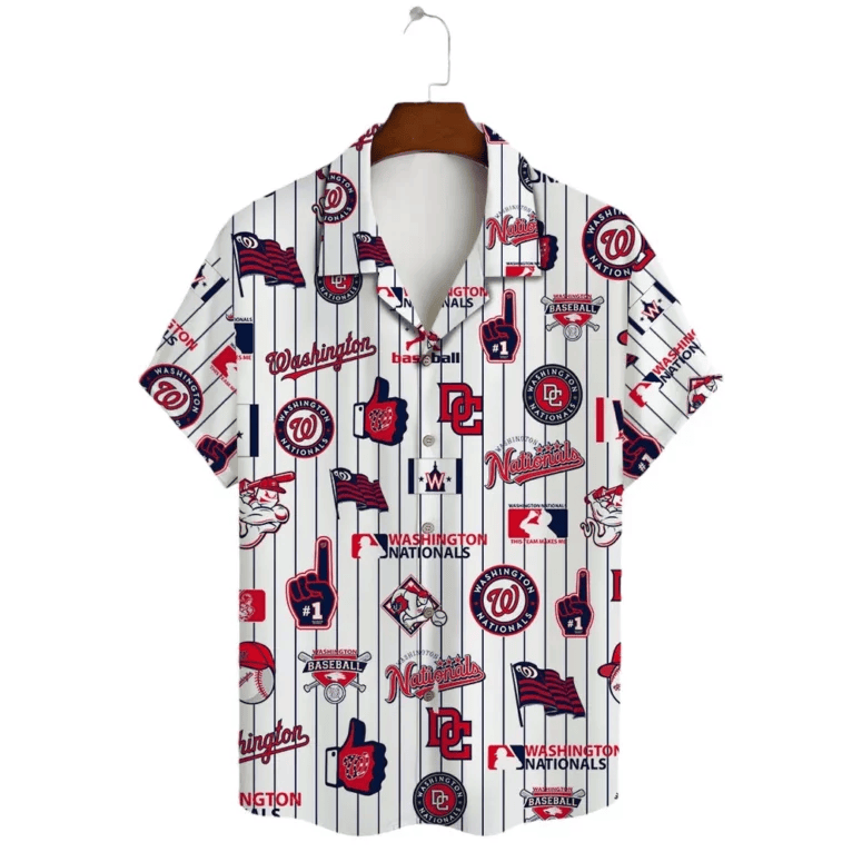 Washington Nationals Island Wave Hawaiian Shirt - Welcome to 2 Aloha