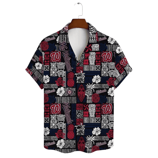 Washington Nationals Tropical Haven Hawaiian Shirt - Welcome to 2 Aloha