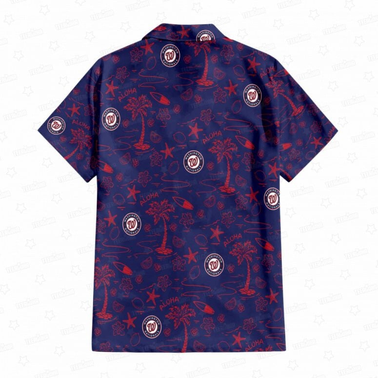 Washington Nationals Aloha Paradise Hawaiian Shirt - Welcome to 2 Aloha