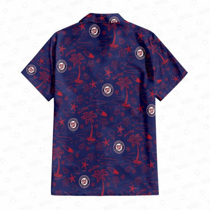Washington Nationals Aloha Paradise Hawaiian Shirt - Welcome to 2 Aloha
