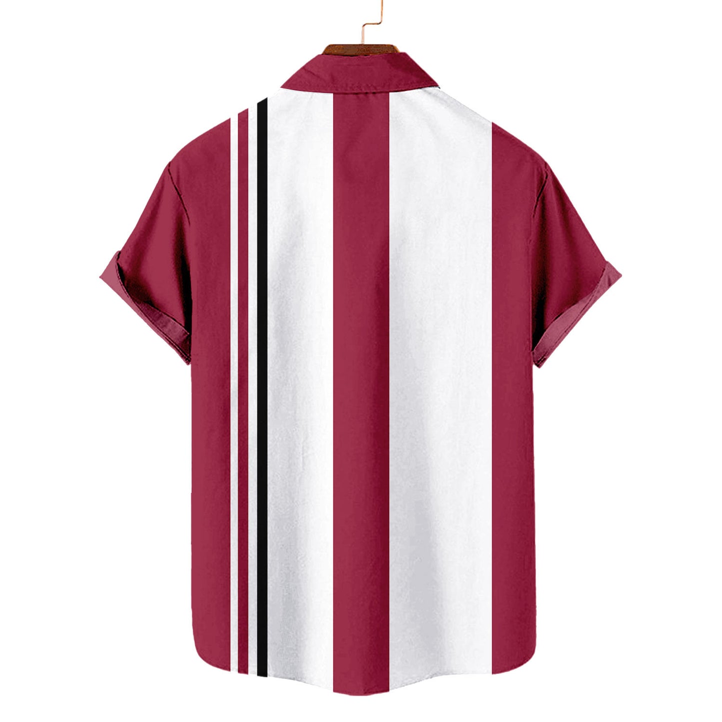Arizona Cardinals Striped Short Hawaiian Shirt S1 - Welcome to 2 Aloha
