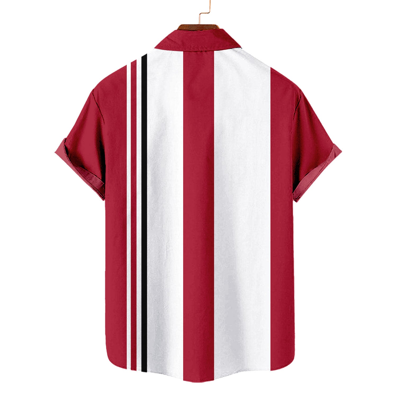 Atlanta Falcons Striped Short Hawaiian Shirt S1 - Welcome to 2 Aloha