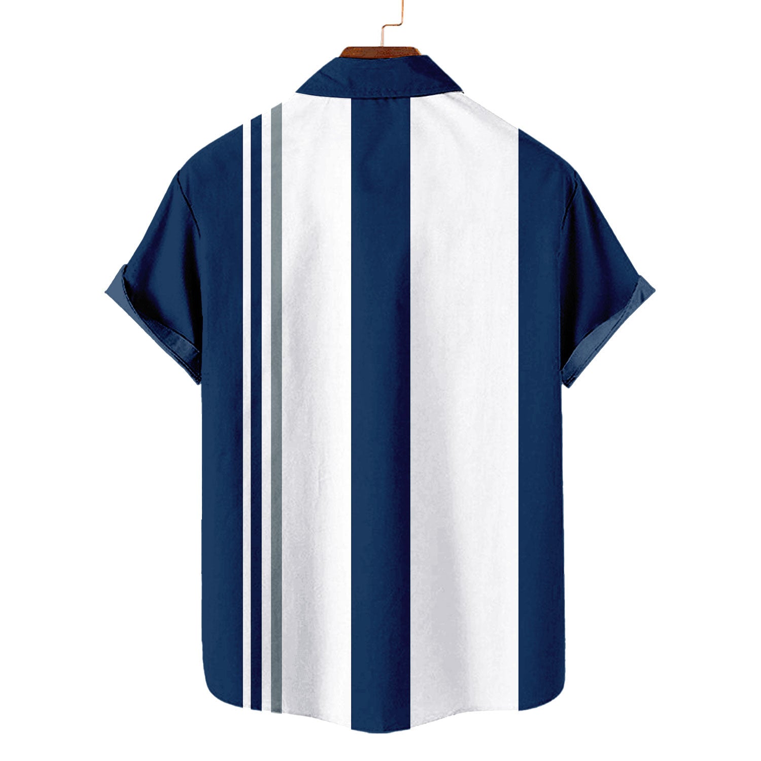 Dallas Cowboys Striped Short Hawaiian Shirt S1 - Welcome to 2 Aloha