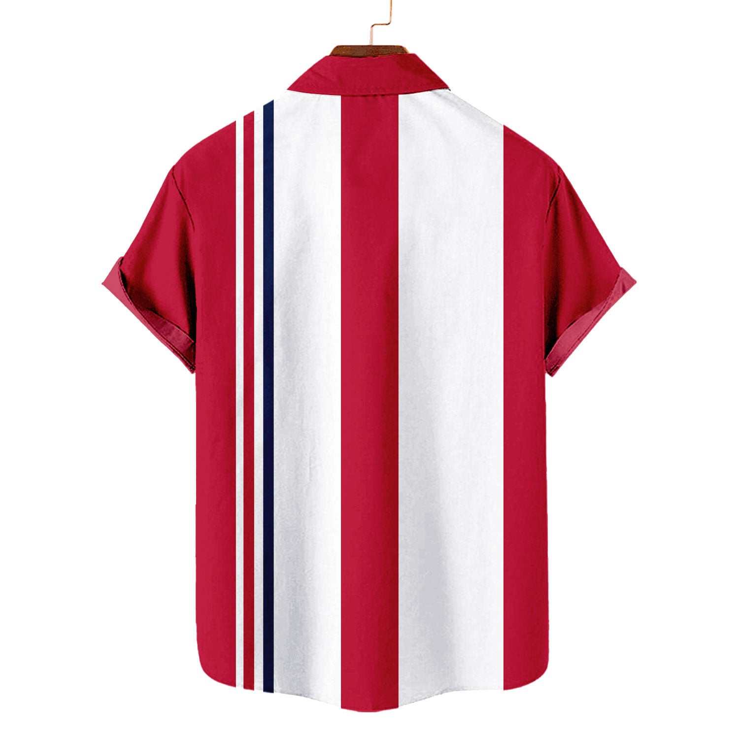 Atlanta Braves Striped Short Hawaiian Shirt MLB S1 - Welcome to 2 Aloha