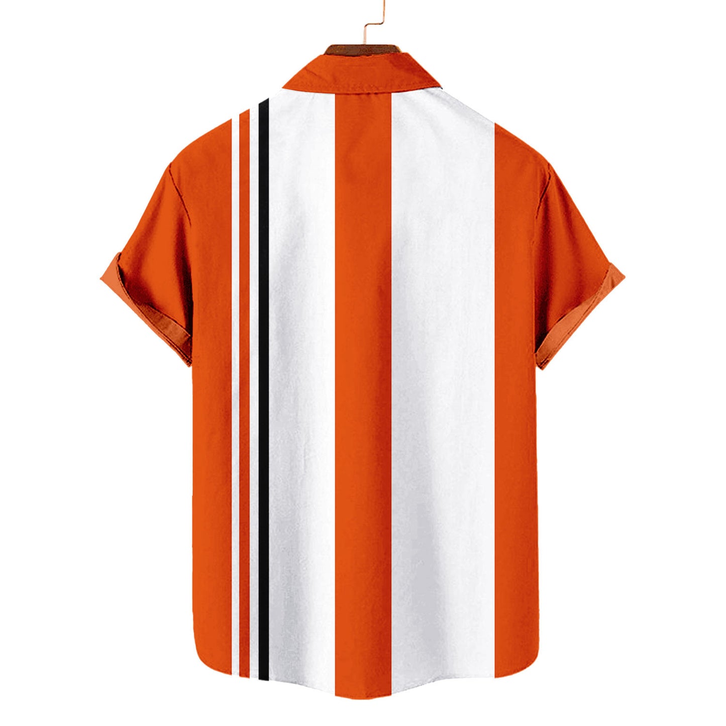 Baltimore Orioles Striped Short Hawaiian Shirt MLB S1 - Welcome to 2 Aloha