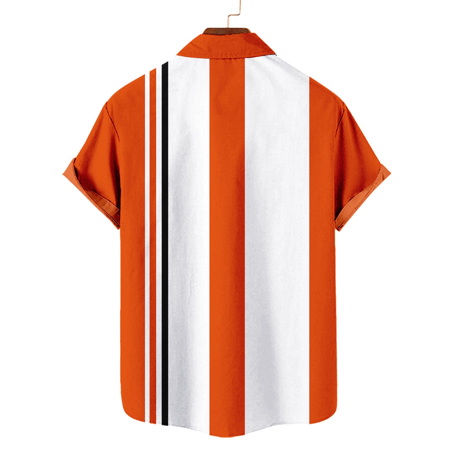 Baltimore Orioles Striped Short Hawaiian Shirt MLB S1 - Welcome to 2 Aloha