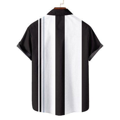 Chicago White Sox Striped Short Hawaiian Shirt MLB S1 - Welcome to 2 Aloha