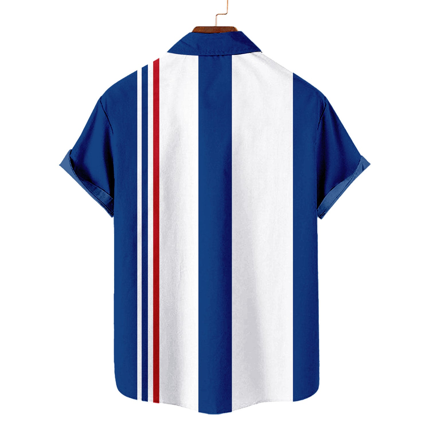 Texas Rangers Striped Short Hawaiian Shirt MLB S1 - Welcome to 2 Aloha