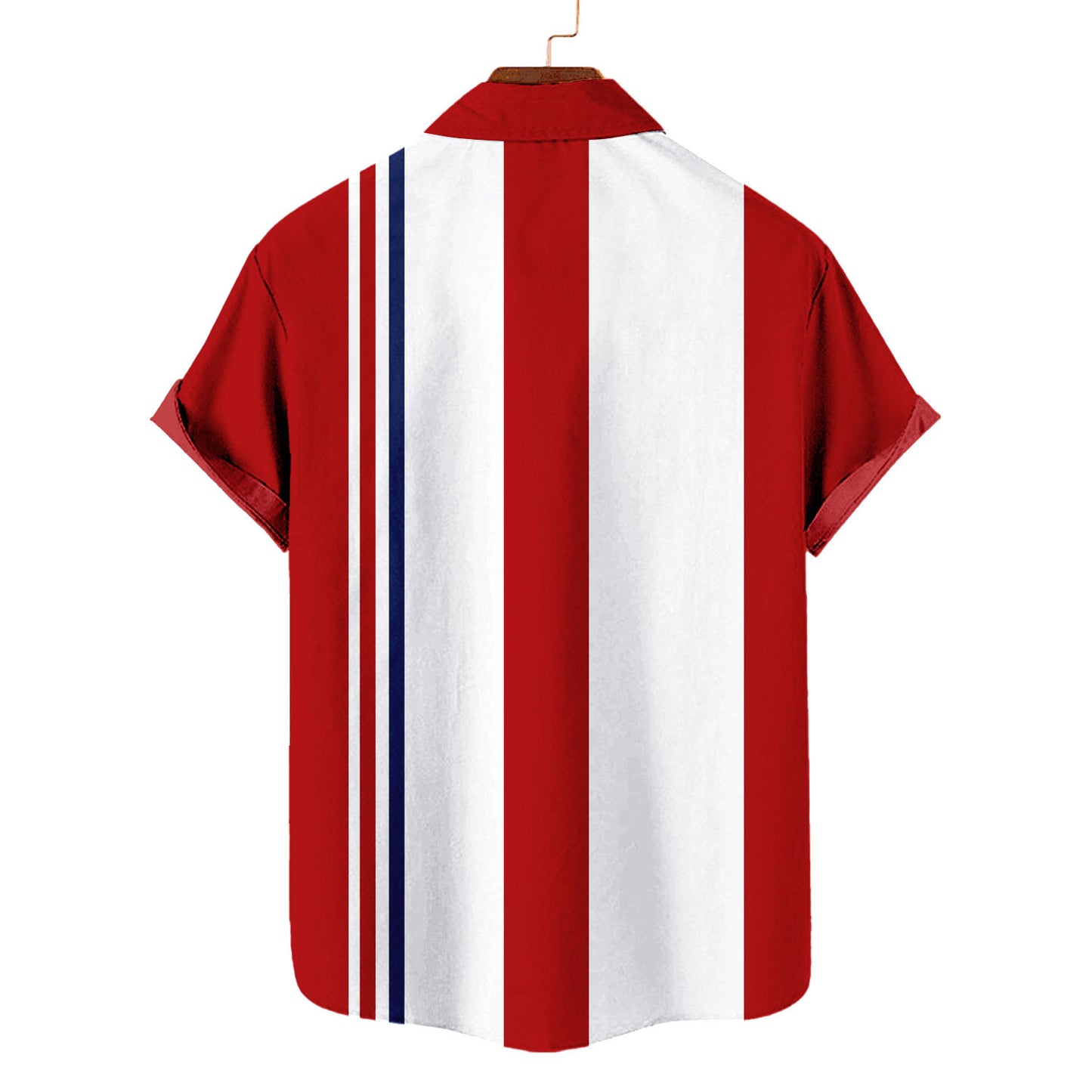 Washington Nationals Striped Short Hawaiian Shirt MLB S1 - Welcome to 2 Aloha