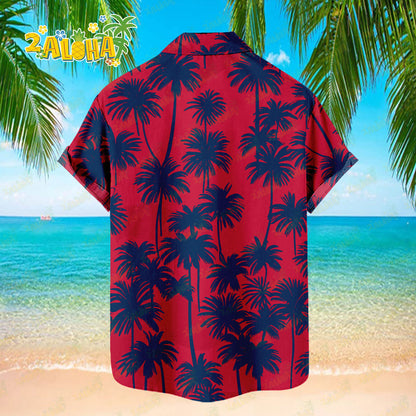 Atlanta Braves Tropic Coconut Tree Hawaiian Shirt MLB S2 - Welcome to 2 Aloha