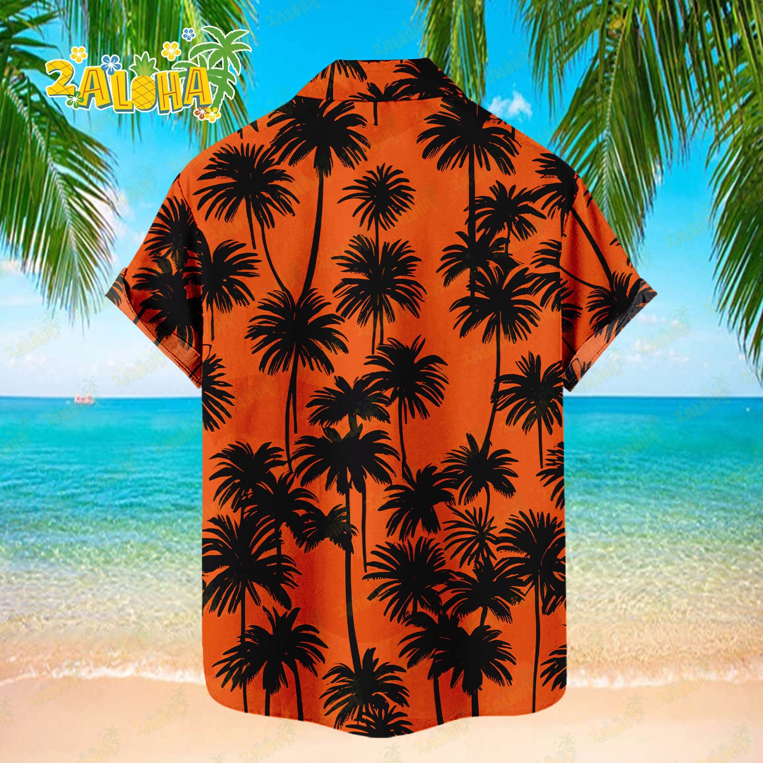 Baltimore Orioles Tropic Coconut Tree Hawaiian Shirt MLB S2 - Welcome to 2 Aloha