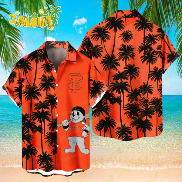 San Francisco Giants Tropic Coconut Tree Hawaiian Shirt MLB S2 - Welcome to 2 Aloha
