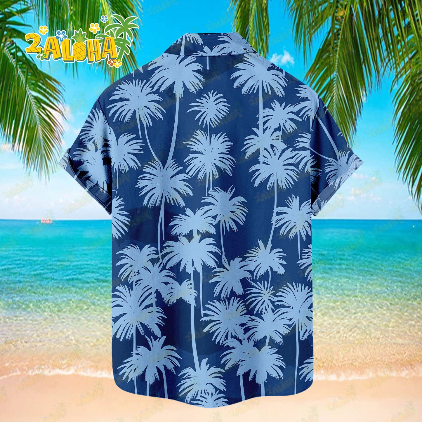 Tampa Bay Rays Tropic Coconut Tree Hawaiian Shirt MLB S2 - Welcome to 2 Aloha
