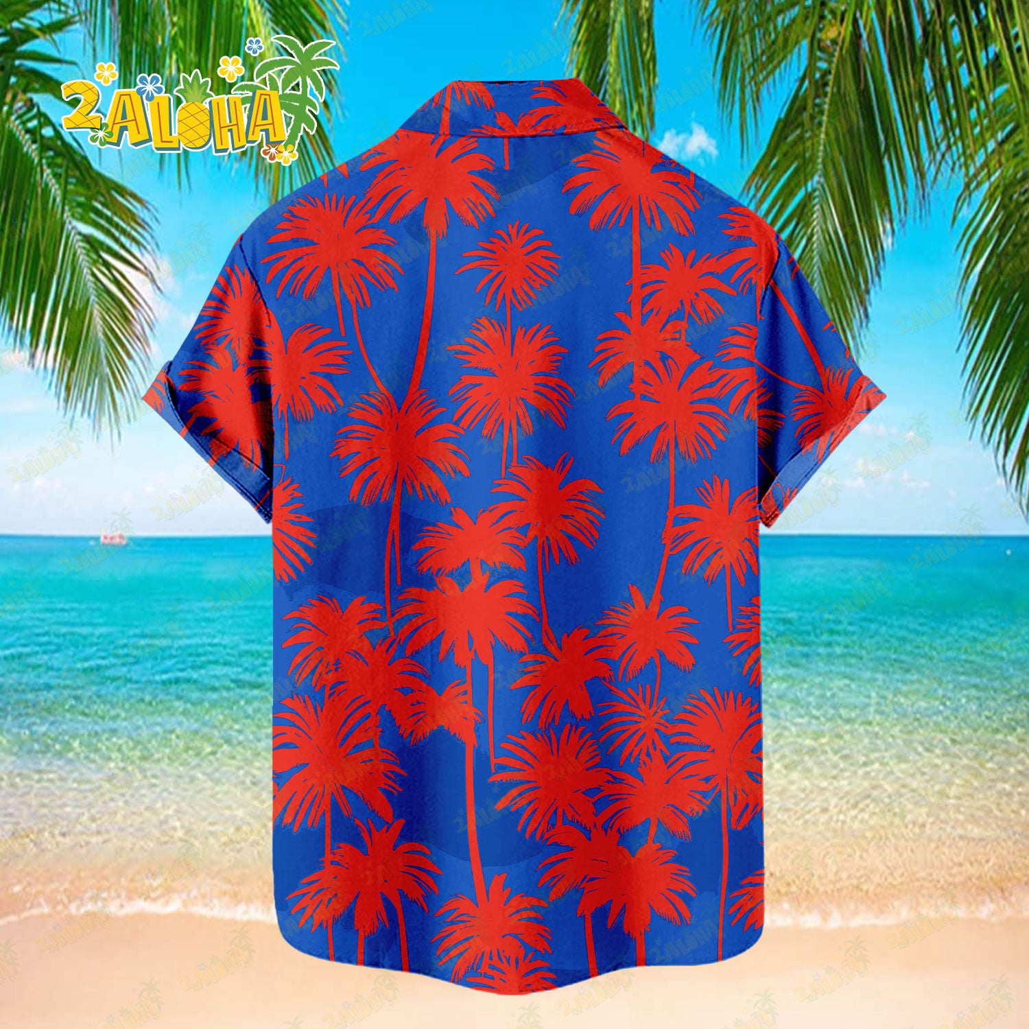 Toronto Blue Jays Tropic Coconut Tree Hawaiian Shirt MLB S2 - Welcome to 2 Aloha