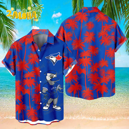 Toronto Blue Jays Tropic Coconut Tree Hawaiian Shirt MLB S2 - Welcome to 2 Aloha