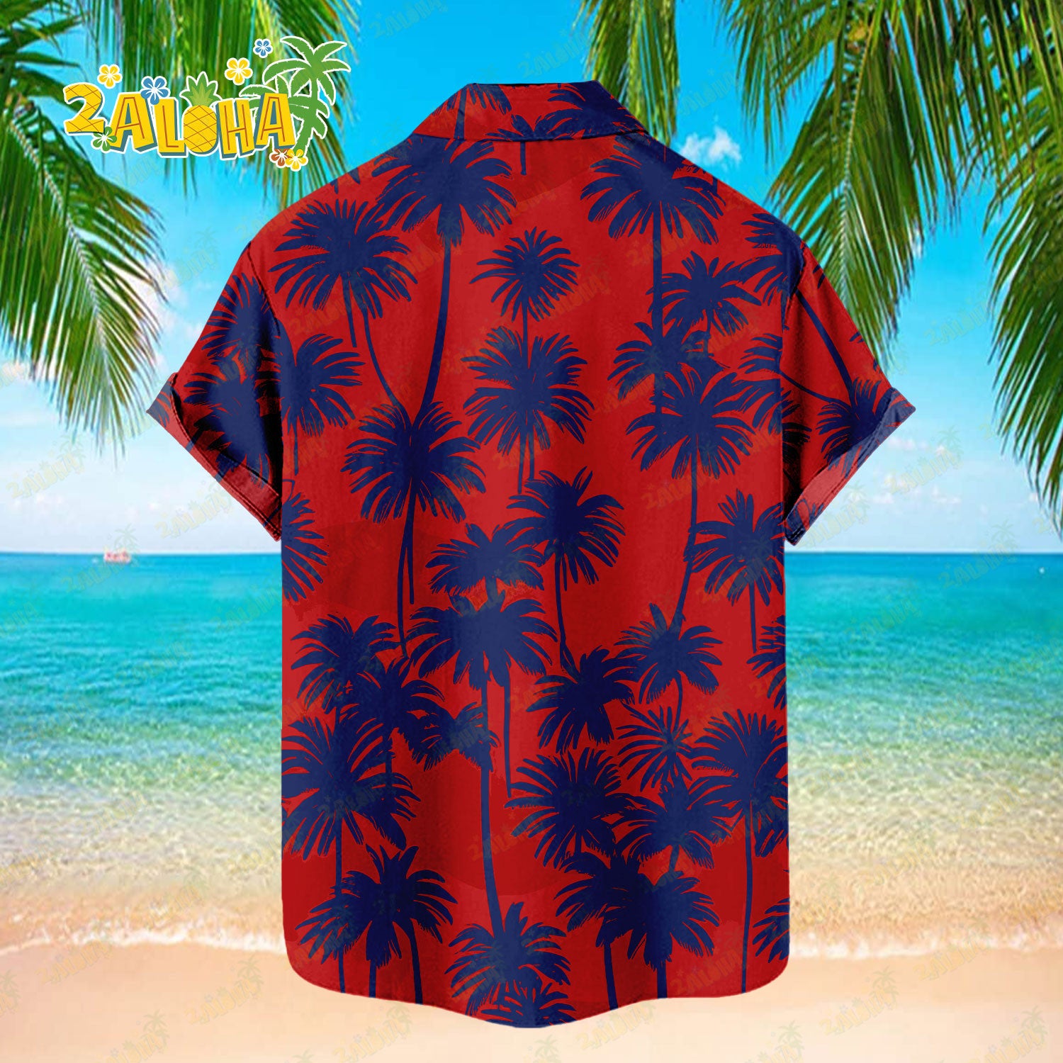 Washington Nationals Tropic Coconut Tree Hawaiian Shirt MLB S2 - Welcome to 2 Aloha