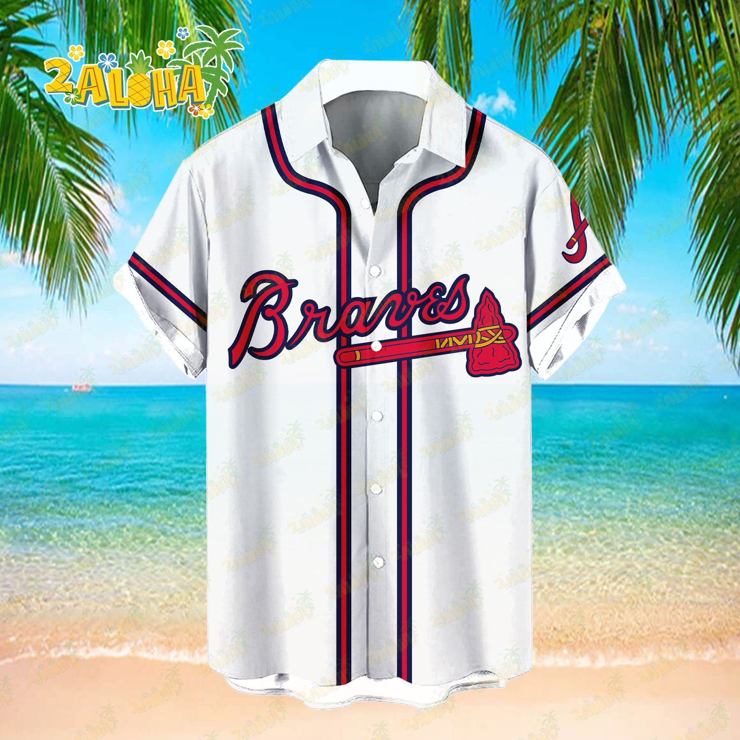 Atlanta Braves | Classic Color Hawaiian Shirt MLB S3 - Welcome to 2 Aloha