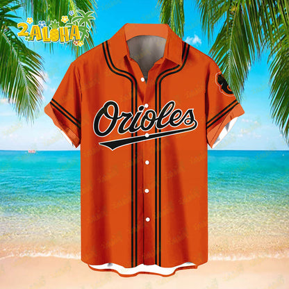 Baltimore Orioles | Classic Color Hawaiian Shirt MLB S3 - Welcome to 2 Aloha