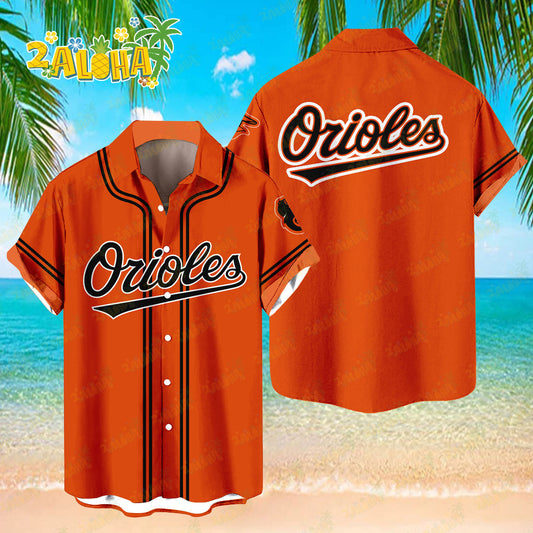 Baltimore Orioles | Classic Color Hawaiian Shirt MLB S3 - Welcome to 2 Aloha