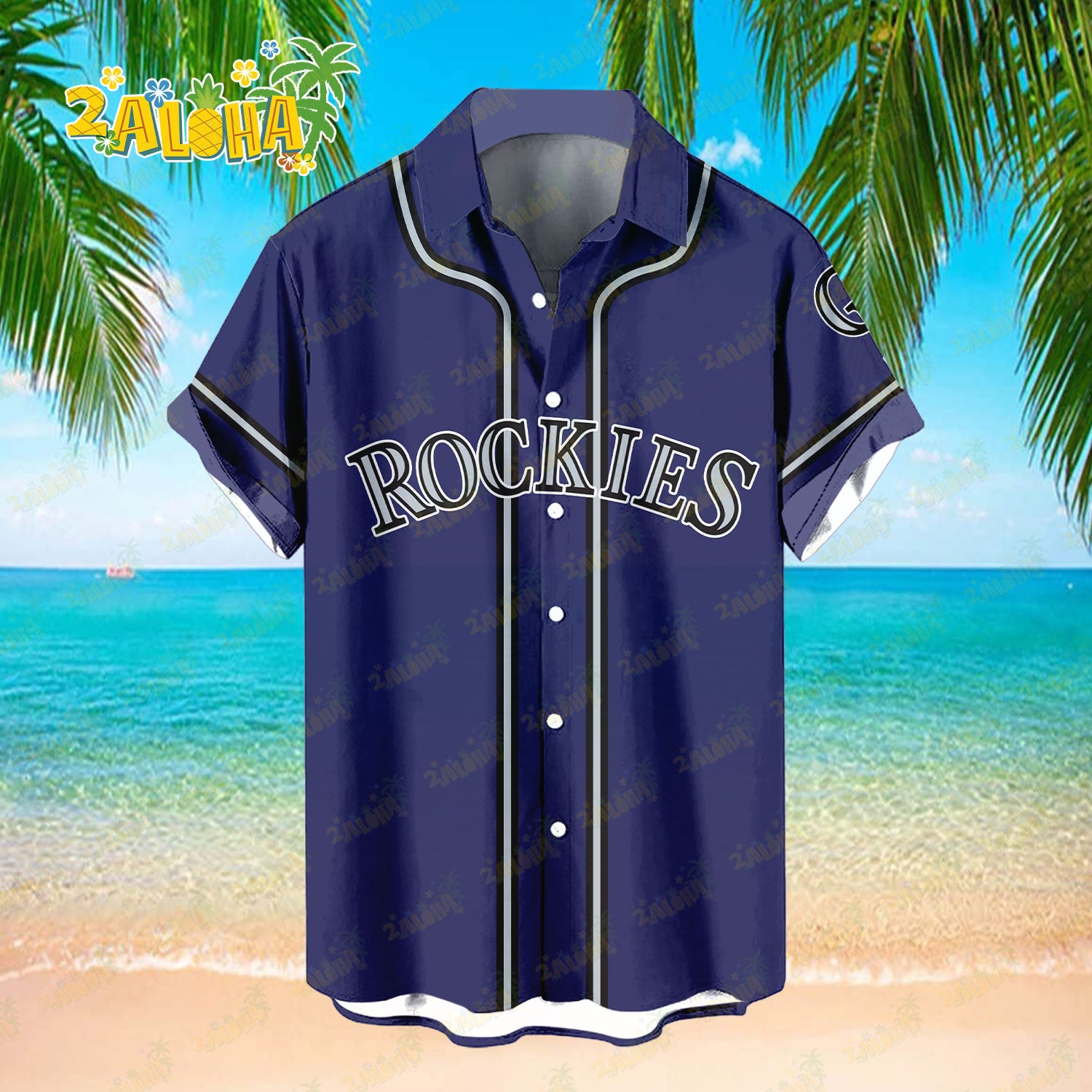 Colorado Rockies | Classic Color Hawaiian Shirt MLB S3 - Welcome to 2 Aloha