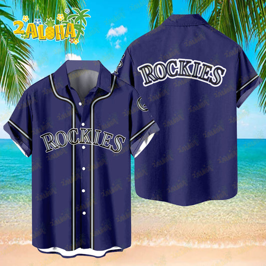 Colorado Rockies | Classic Color Hawaiian Shirt MLB S3 - Welcome to 2 Aloha
