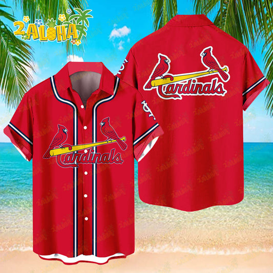 St. Louis Cardinals | Classic Color Hawaiian Shirt MLB S3 - Welcome to 2 Aloha