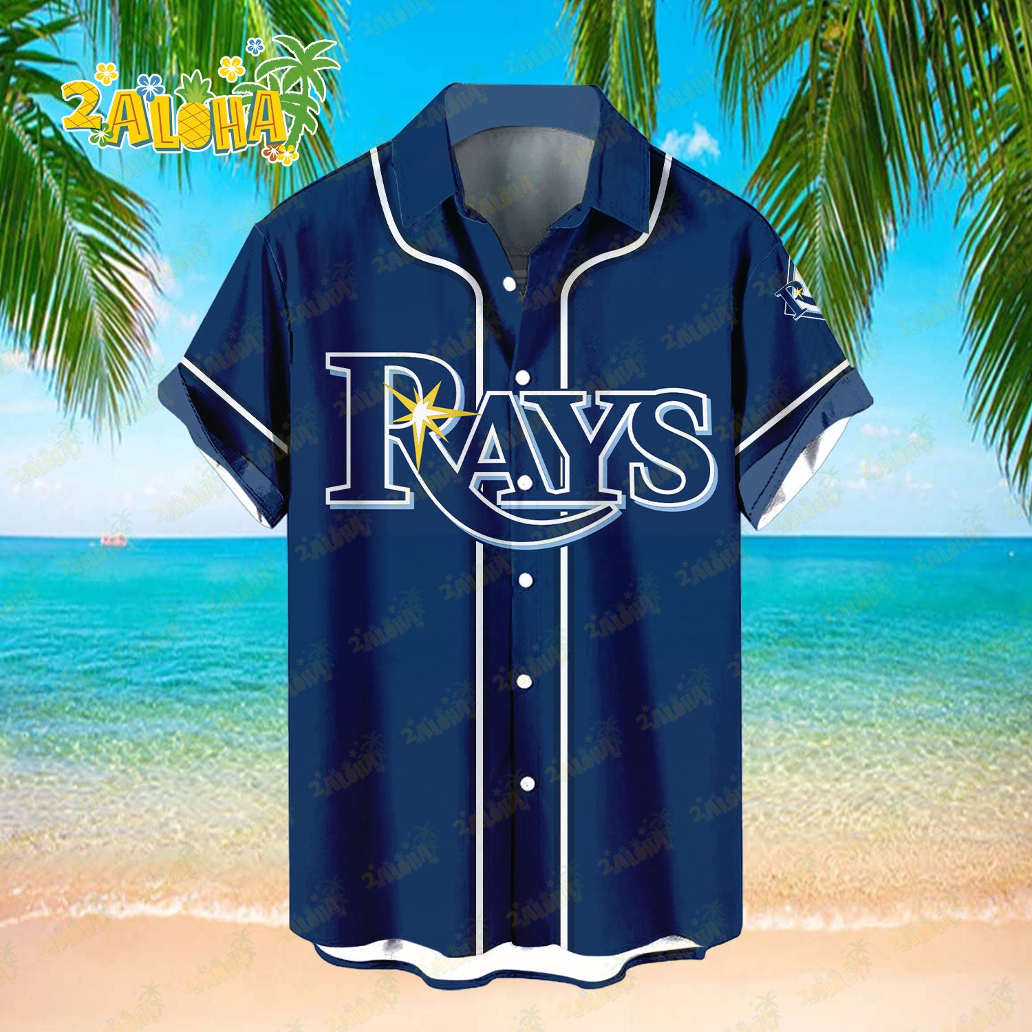 Tampa Bay Rays | Classic Color Hawaiian Shirt MLB S3 - Welcome to 2 Aloha