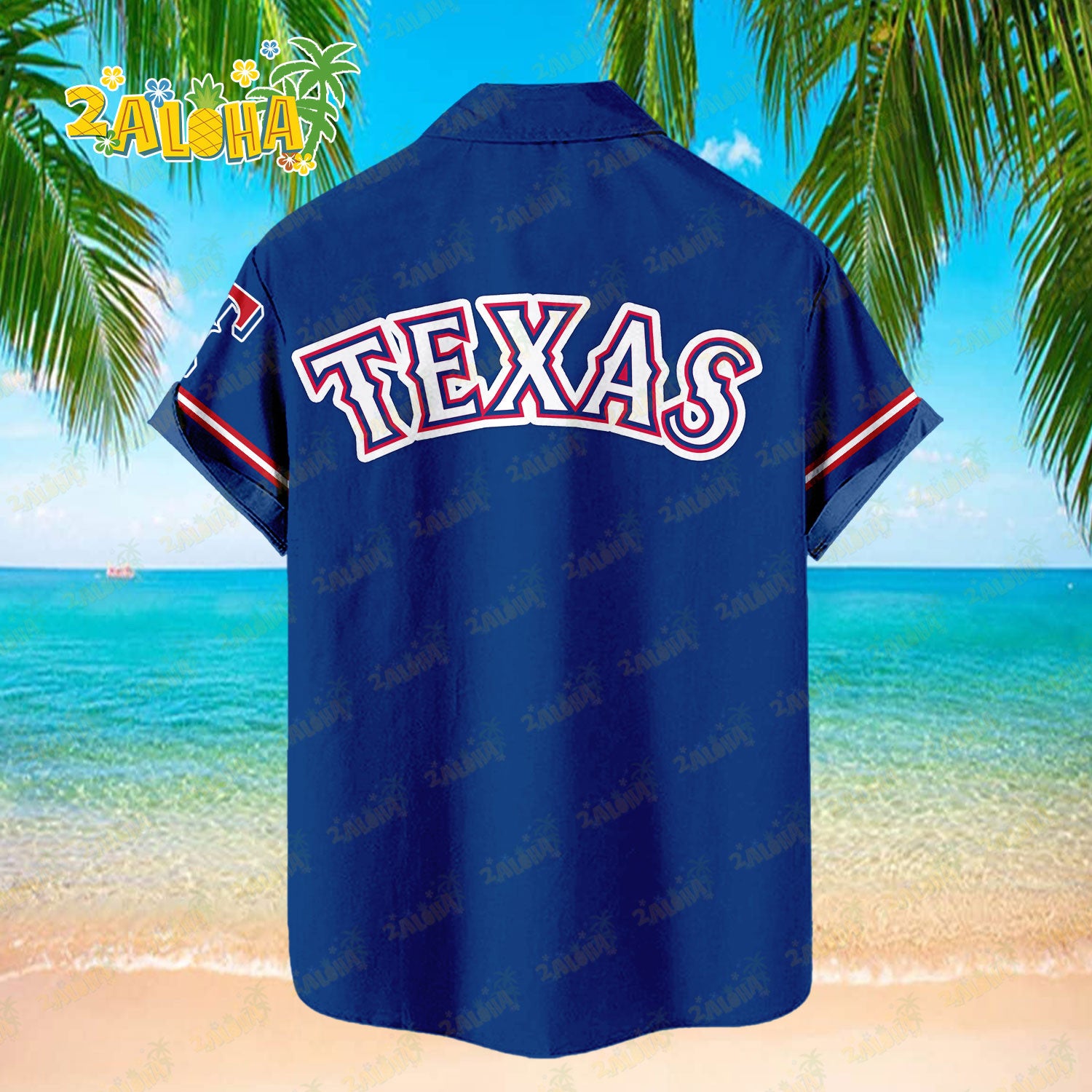 Texas Rangers | Classic Color Hawaiian Shirt MLB S3 - Welcome to 2 Aloha