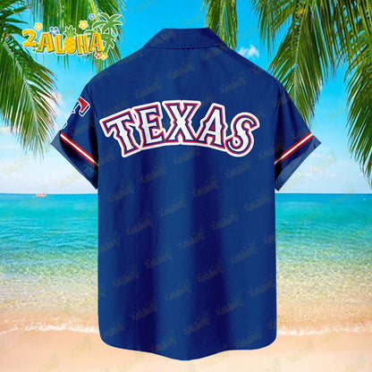 Texas Rangers | Classic Color Hawaiian Shirt MLB S3 - Welcome to 2 Aloha