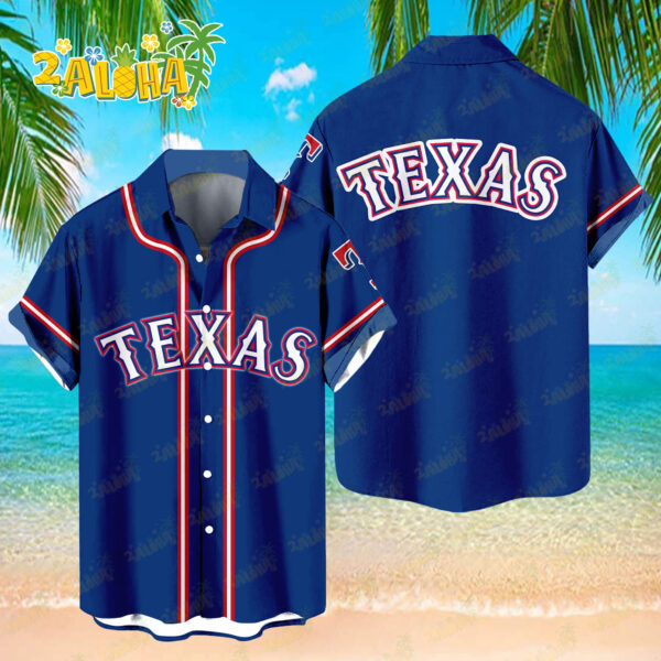 Texas Rangers | Classic Color Hawaiian Shirt MLB S3 - Welcome to 2 Aloha