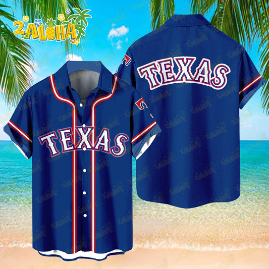 Texas Rangers | Classic Color Hawaiian Shirt MLB S3 - Welcome to 2 Aloha