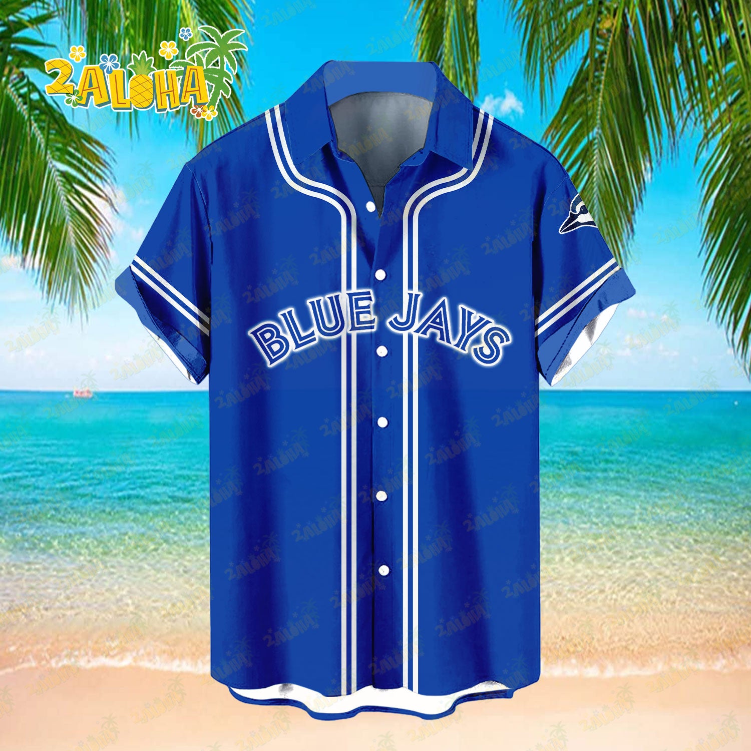 Toronto Blue Jays | Classic Color Hawaiian Shirt MLB S3 - Welcome to 2 Aloha