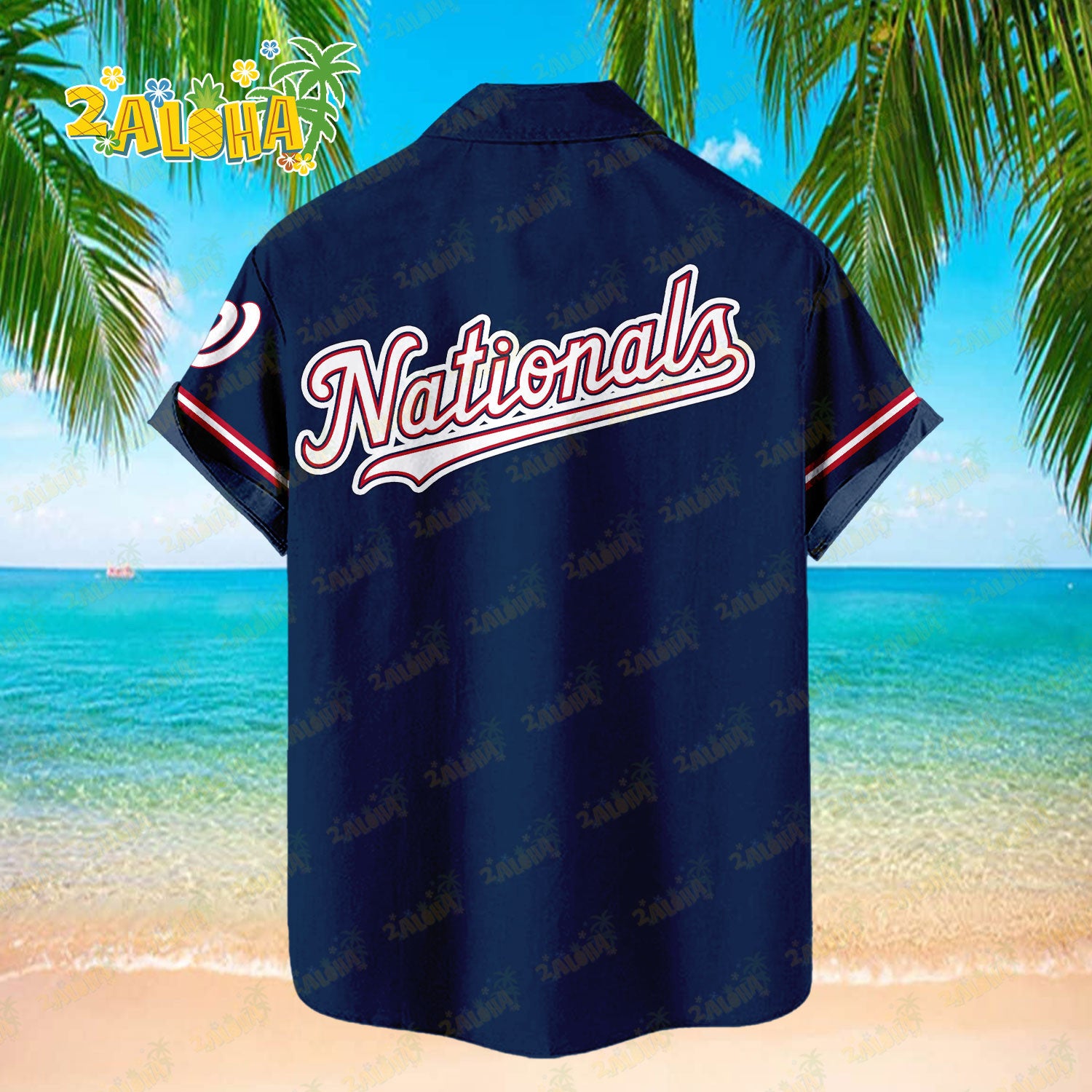 Washington Nationals | Classic Color Hawaiian Shirt MLB S3 - Welcome to 2 Aloha