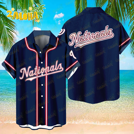 Washington Nationals | Classic Color Hawaiian Shirt MLB S3 - Welcome to 2 Aloha